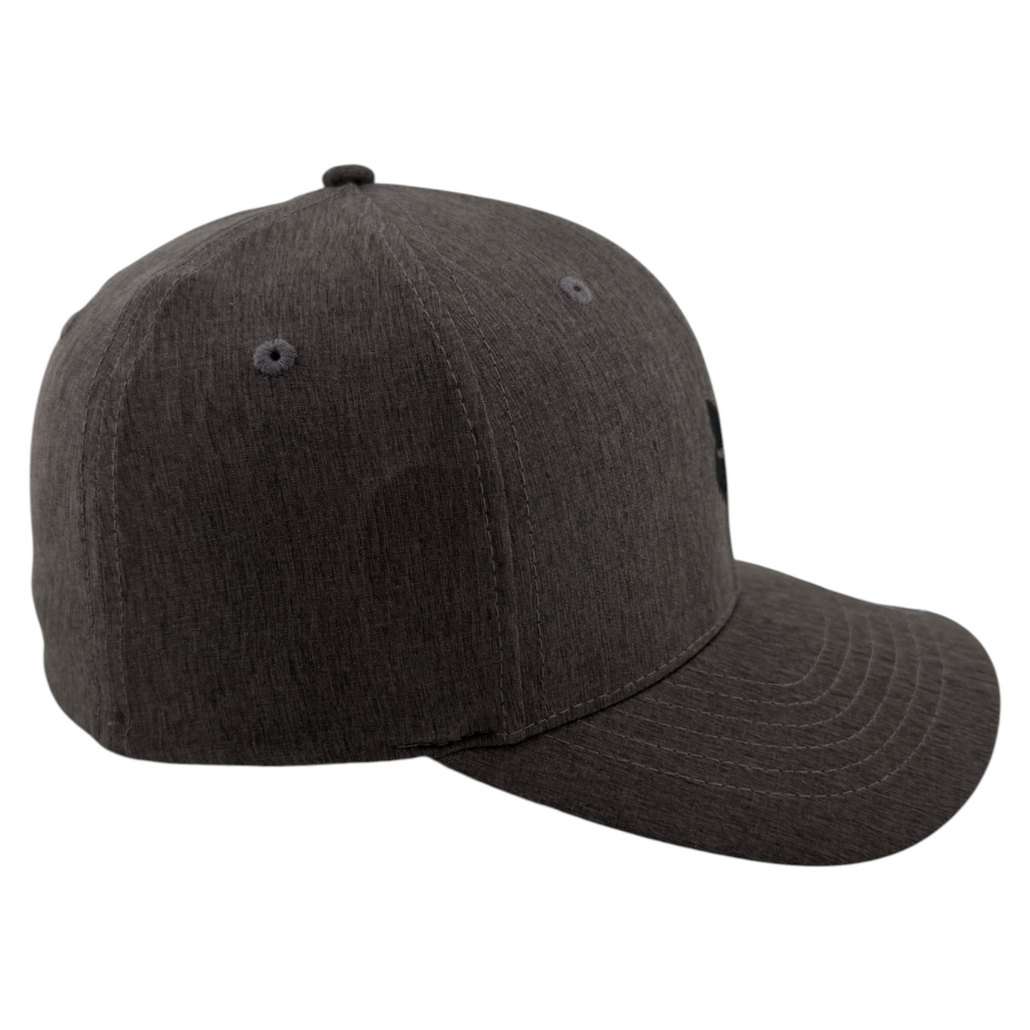 Fox Racing Head Select Logo Dark Heather Grey Sport Stretch Flex Fit Hat Cap