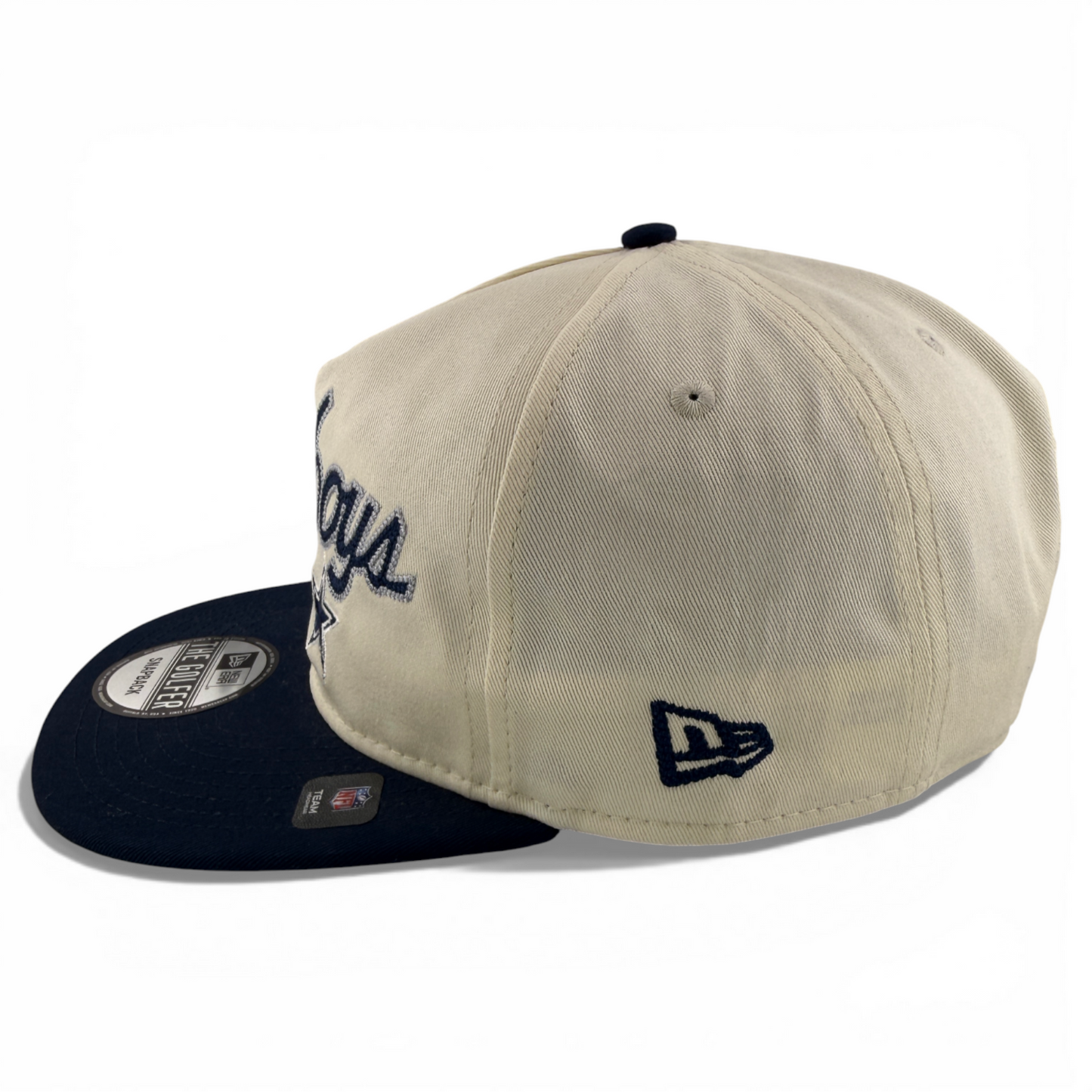 New Era Dallas Cowboys NFL Retro Script Golfer A-Frame Snapback Adjustable Hat