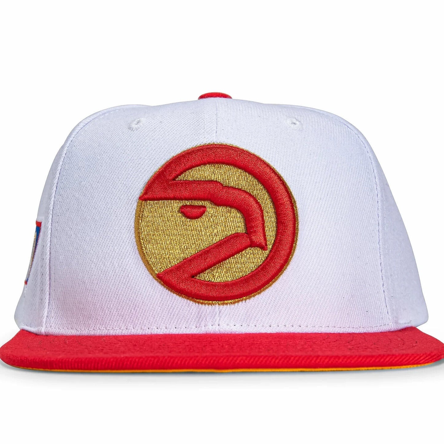 Mitchell & Ness Atlanta Hawks NBA 50th Anniversary Patch White Snapback Hat