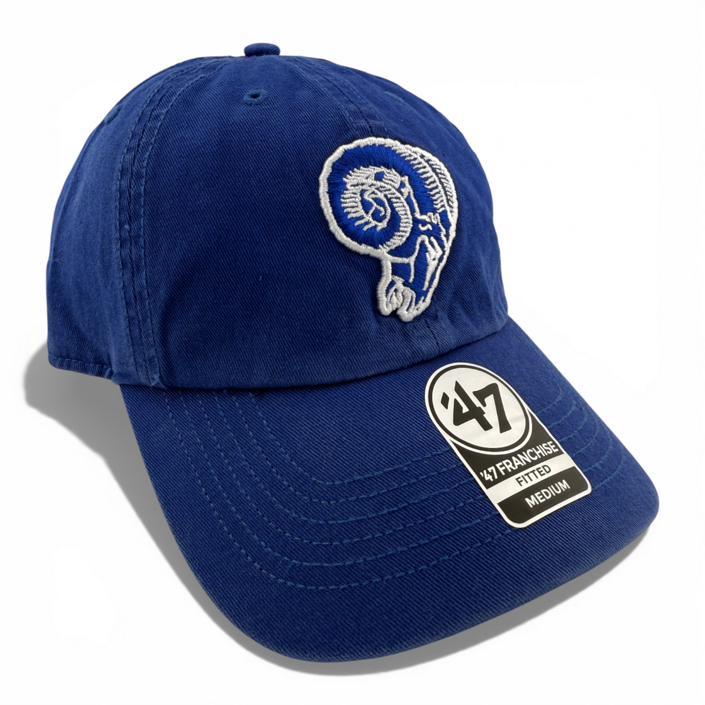 '47 Brand Los Angeles Rams NFL Historic Logo Franchise Fitted Hat Cap Medium