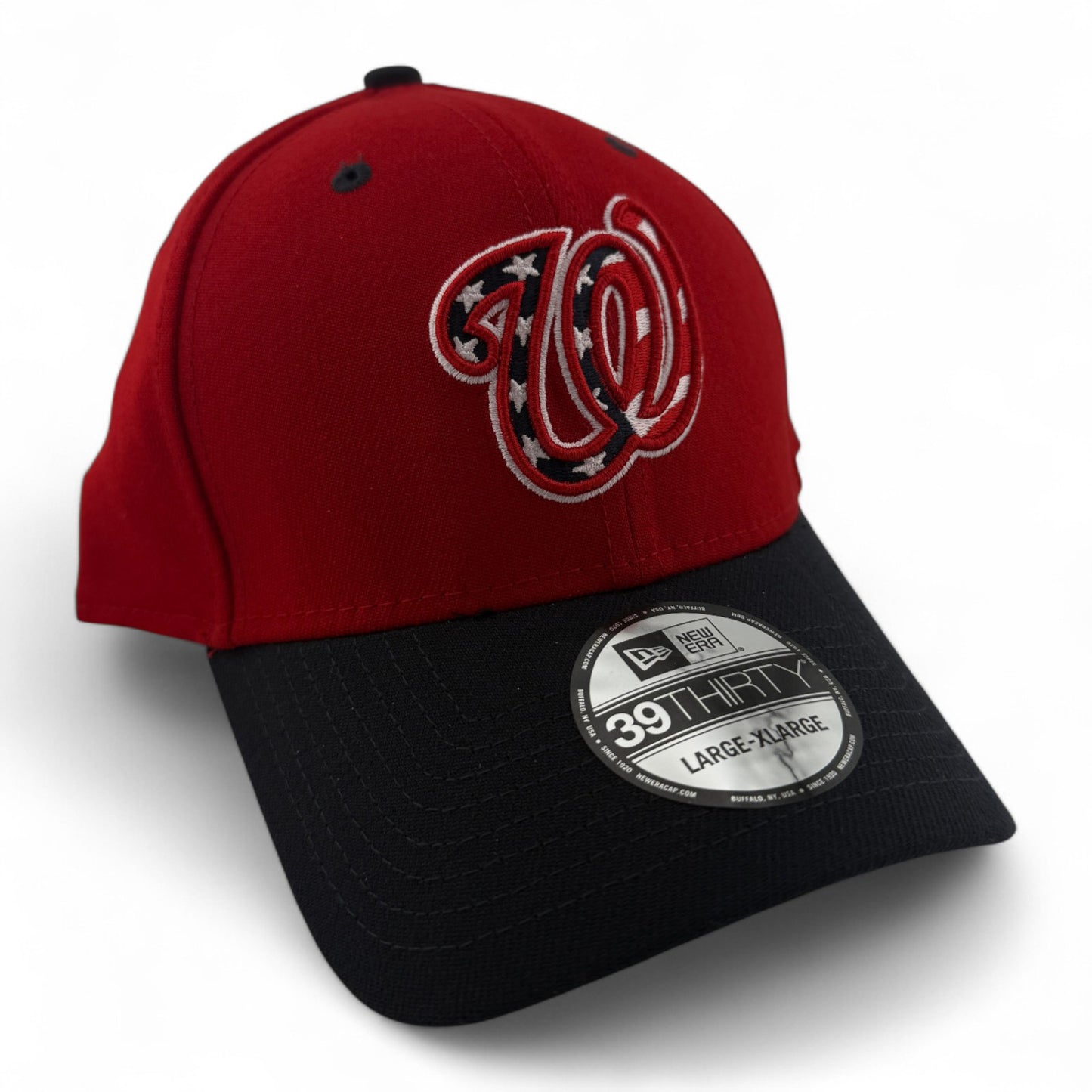 New Era Washington Nationals MLB 2017 Team Classic 39Thirty Stretch Fit Hat Cap