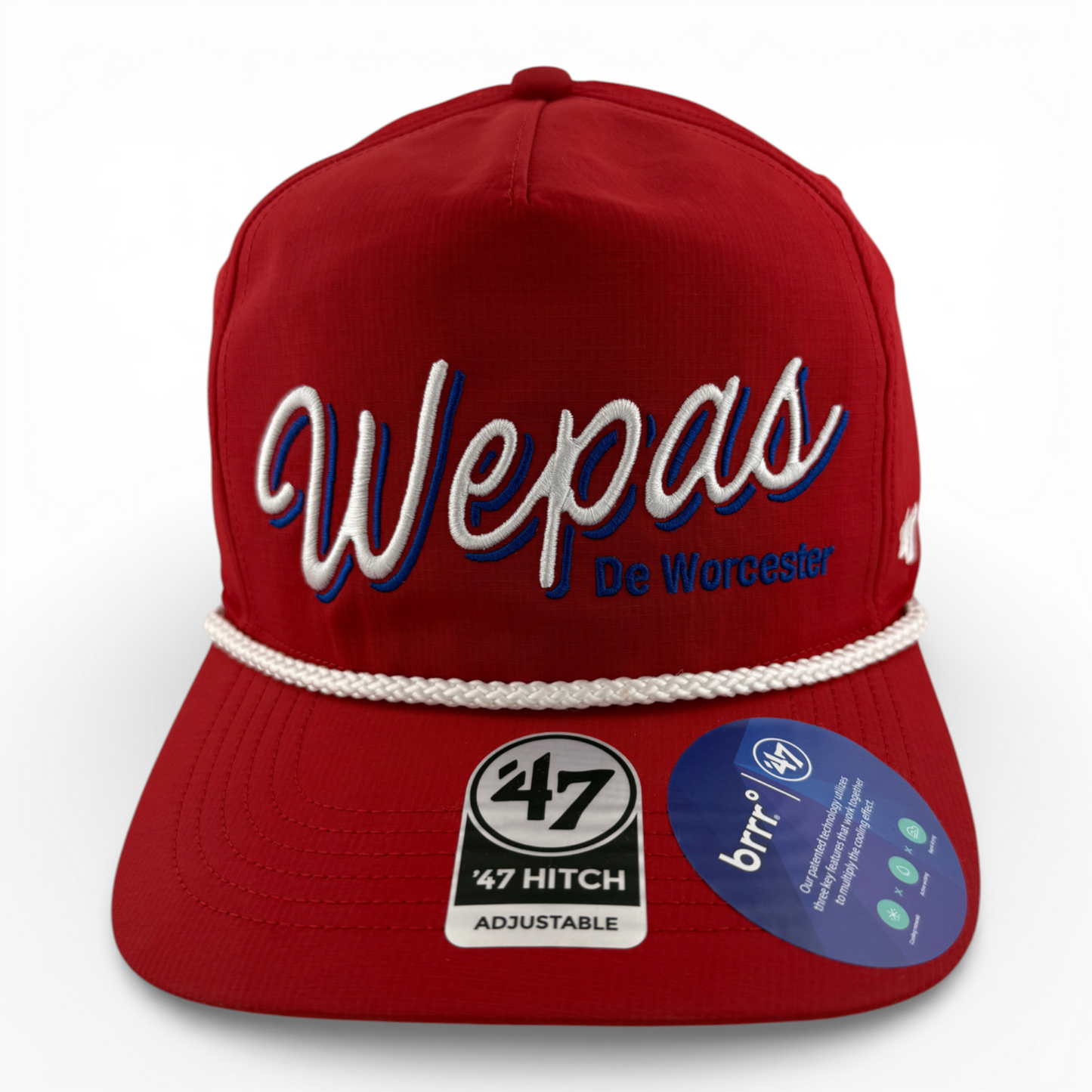 '47 Brand Los Wepas de Worcester Wepa Brrr Hitch Rope Snapback Adjustable Hat