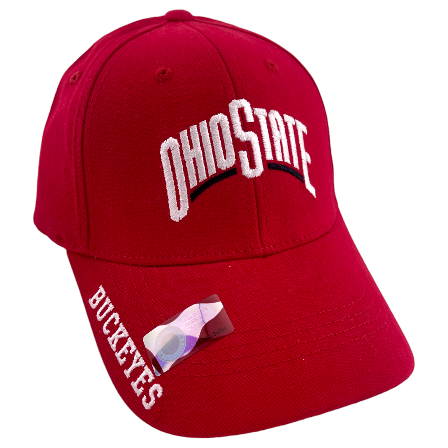 Ohio State University Buckeyes Logo Red Authentic Headwear Adjustable Hat Cap