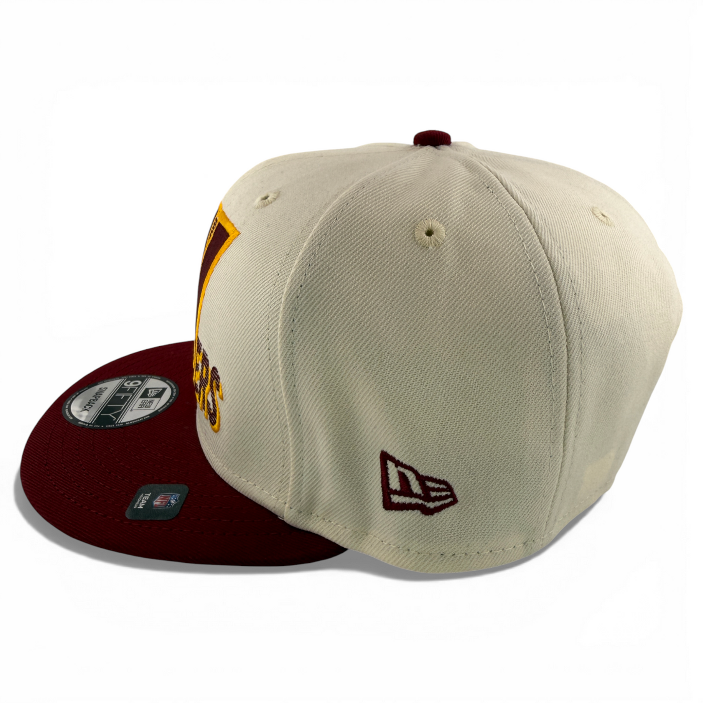 New Era Washington Commanders Retro Stack Logo 9Fifty Snapback Adjustable Hat