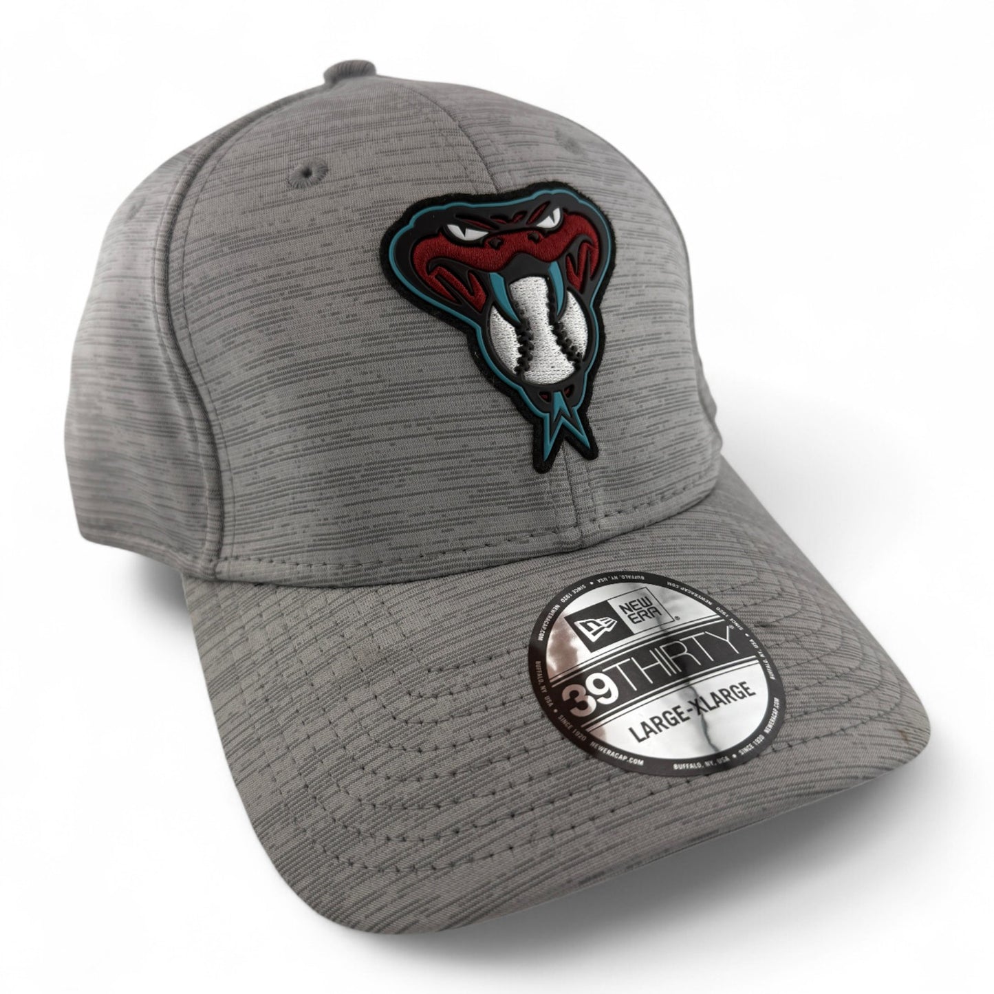 DAMAGED New Era Arizona Diaomondbacks MLB 2023 Clubhouse Grey 39Thirty Hat