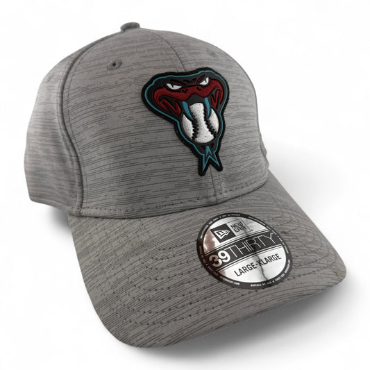 DAMAGED New Era Arizona Diaomondbacks MLB 2023 Clubhouse Grey 39Thirty Hat