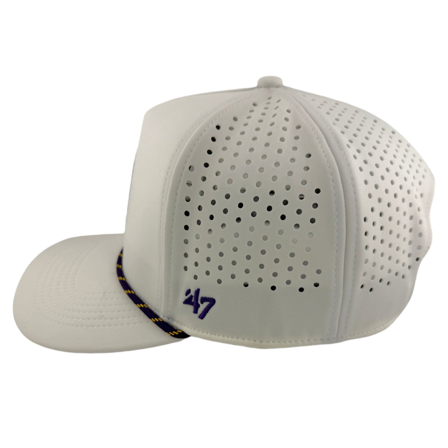 '47 Brand Los Angeles Lakers NBA Subsonic Rope A-Frame Hitch Snapback Adjustable