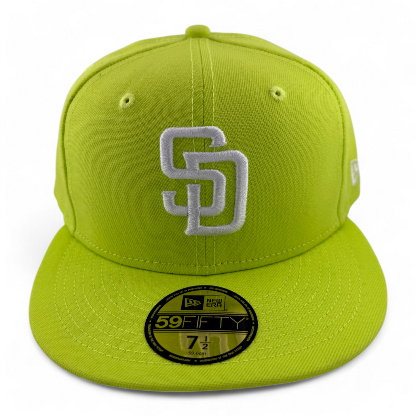 New Era San Diego Padres MLB Neon Green/Yellow Highlighter 59FIFTY Fitted Hat