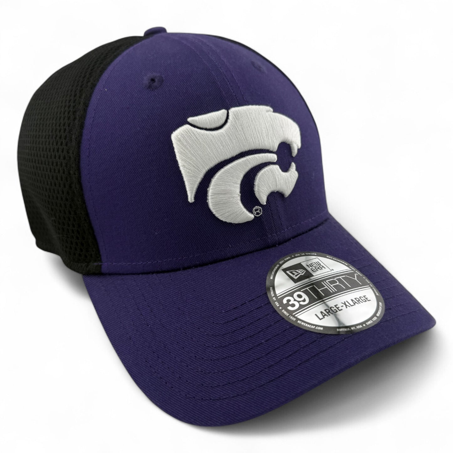 New Era Kansas State University Wildcats NCAA Active 39Thirty Stretch Fit Hat