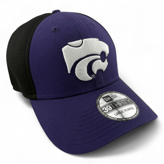 New Era Kansas State University Wildcats NCAA Active 39Thirty Stretch Fit Hat