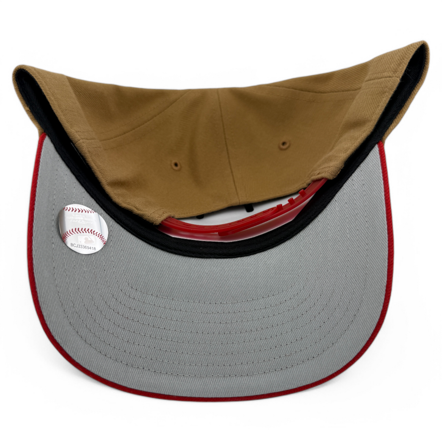 '47 Brand Cincinnati Reds MLB Camel Tan/Red 2-Tone MVP Adjustable Hat Cap