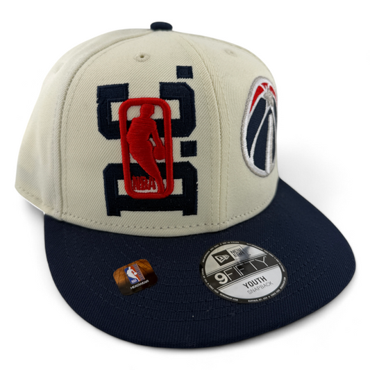 New Era Washington Wizards NBA 2022 Draft 9Fifty Adjustable Snapback Kids Youth