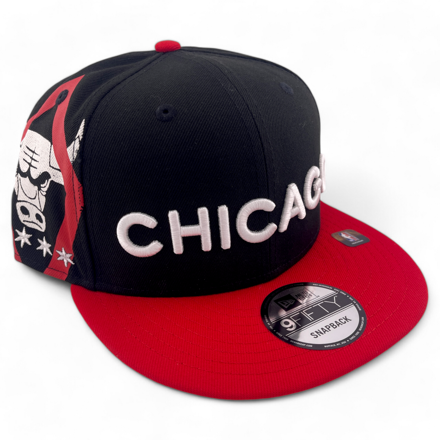 New Era Chicago Bulls NBA 2023 City Edition Pack Red 9Fifty Snapback Hat Cap