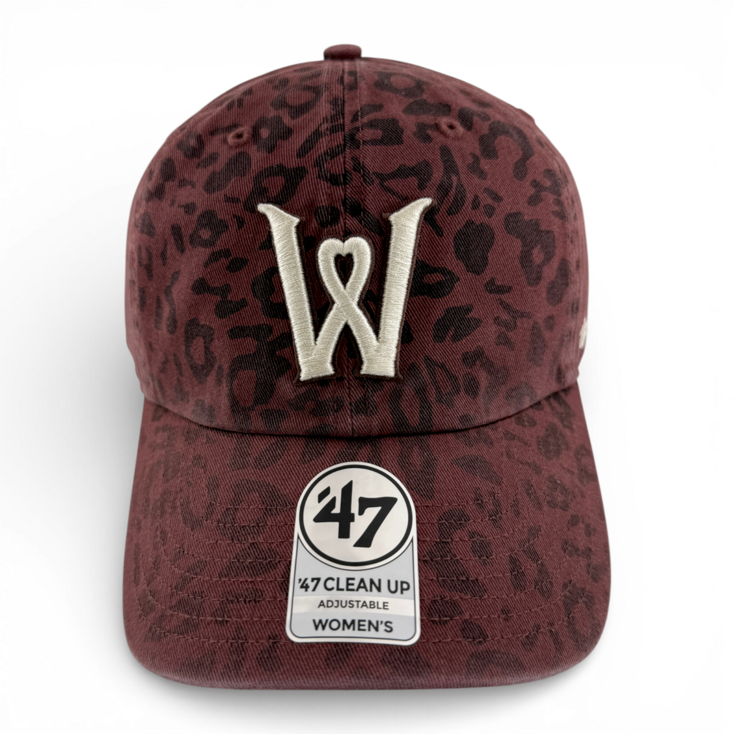 '47 Brand Worcester Red Sox WooSox Tawny Women's Clean Up Adjustable Dad Hat Cap