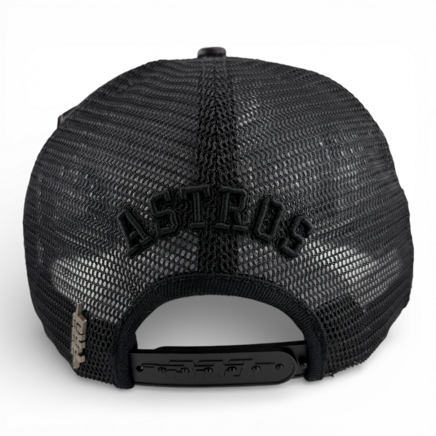Pro Standard Houston Astros MLB Blacked Out Trucker Adjustable Snapback Hat Cap
