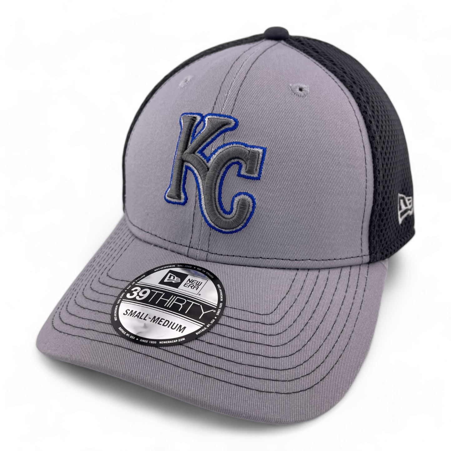 New Era Kansas City Royals MLB Grayed Out Neo 39Thirty Stretch Fit Hat Cap