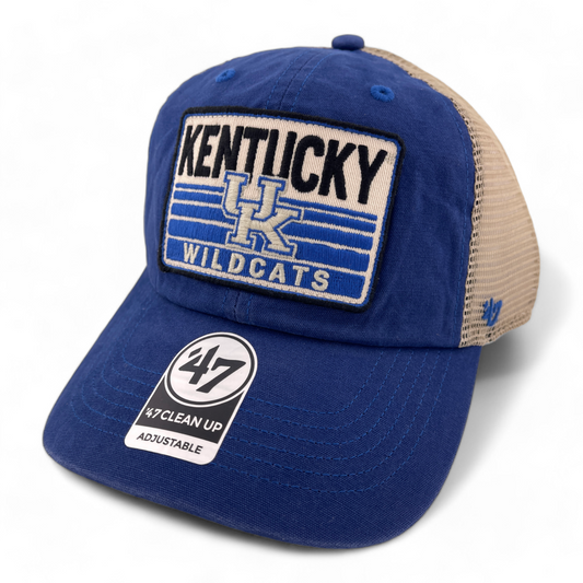 '47 Brand University of Kentucky Wildcats UK NCAA Clean Up Mesh Snapback Hat Cap