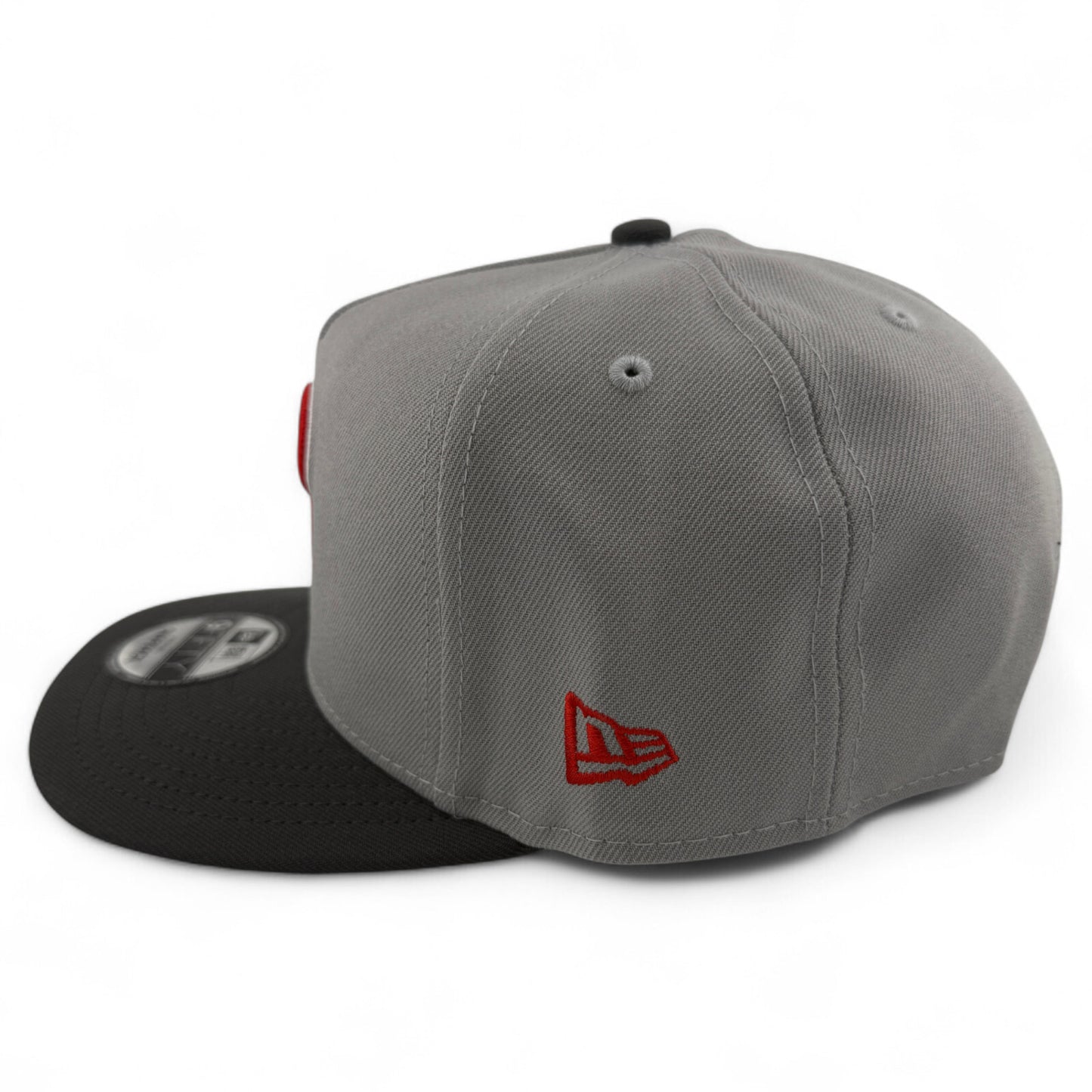 New Era Pittsburgh Pirates MLB Grey A-Frame 9FIFTY Snapback Adjustable Hat Cap