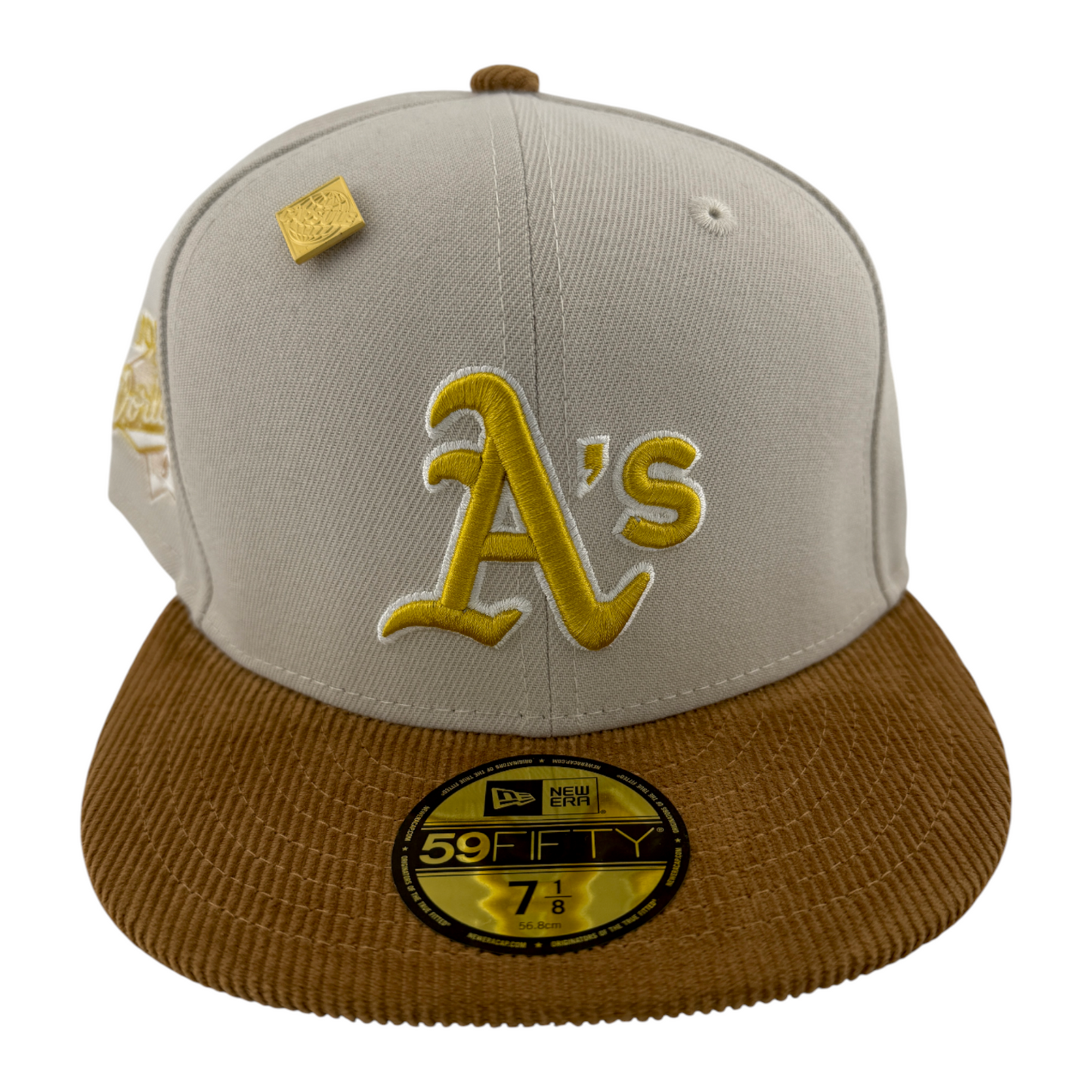 New Era Oakland Athletics A's Corduroy Visor Capsule Exclusive 59FIFTY Fitted