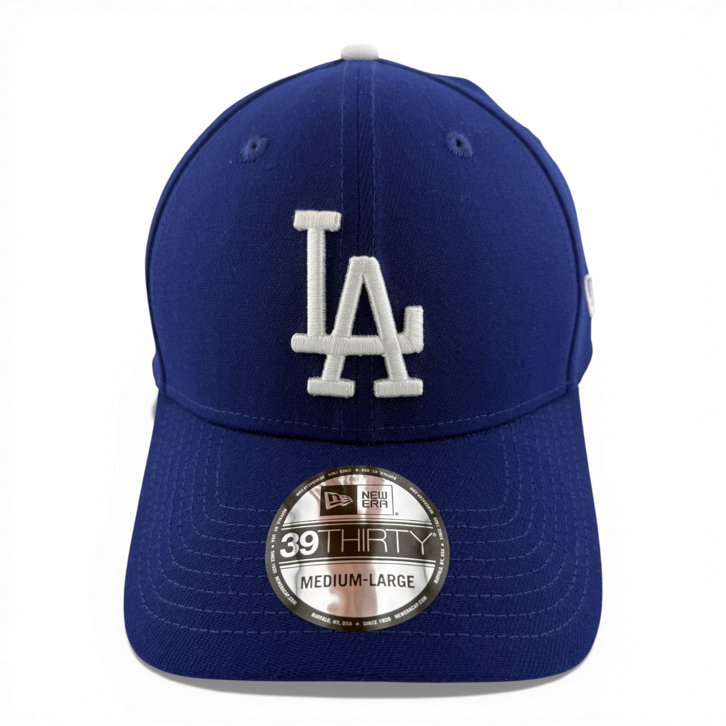 New Era Los Angeles Dodgers MLB Team Classic White Logo 39Thirty Flex Fit Hat