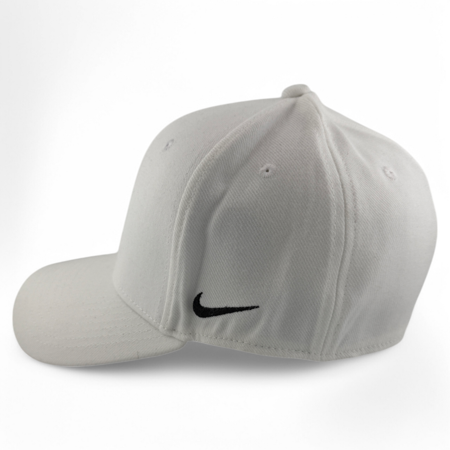 Nike Team Dri-FIT Bright White BLANK for CUSTOMS 867308-100 Flex Fit Hat Cap
