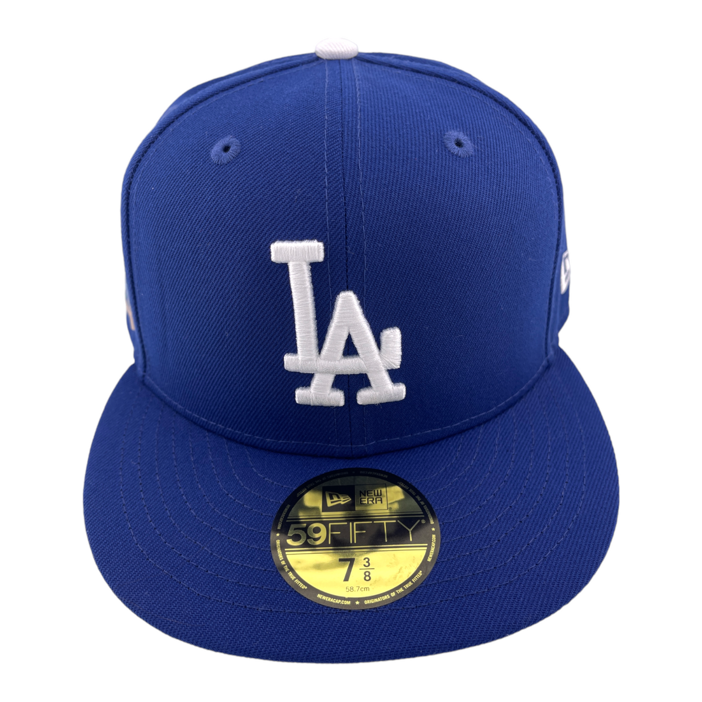 New Era Los Angeles Dodgers Stadium 60th Patch Blue/Black UV 59FIFTY Fitted Hat Cap