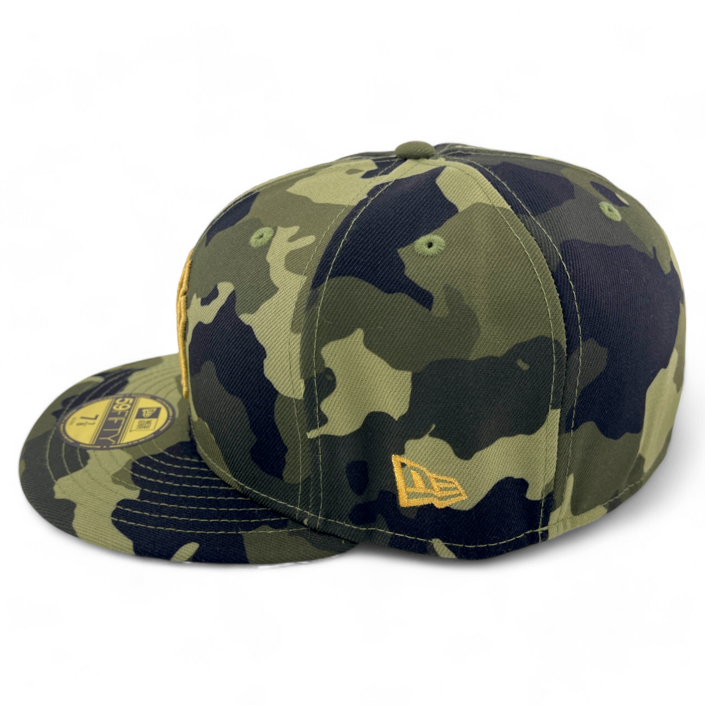 New Era New York Yankees MLB 2022 Armed Forces Day Camo 59Fifty Fitted Hat Cap