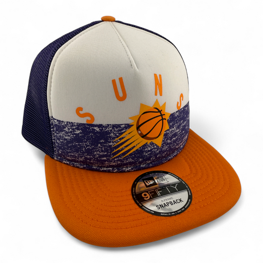 New Era Phoenix Suns NBA Gameday Foam Trucker Mesh Back 9Fifty Snapback Hat Cap