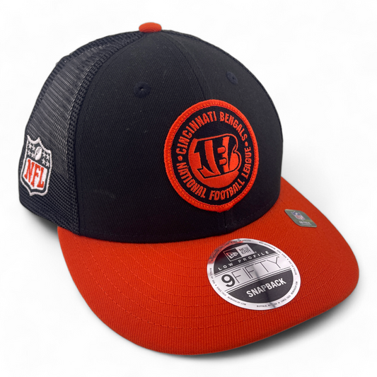 ~NEW DROP~ New Era Cincinnati Bengals 2023 Sideline 9FIFTY Low Profile Mesh Snapback Hat