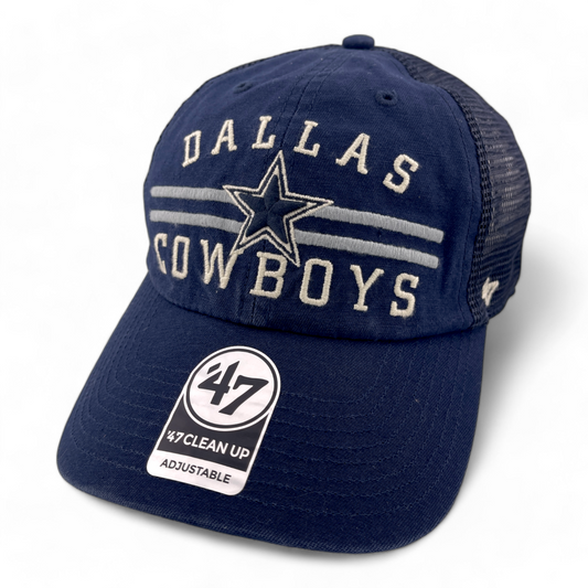 '47 Brand Dallas Cowboys NFL Highpoint Clean Up Mesh Snapback Adjustable Hat Cap