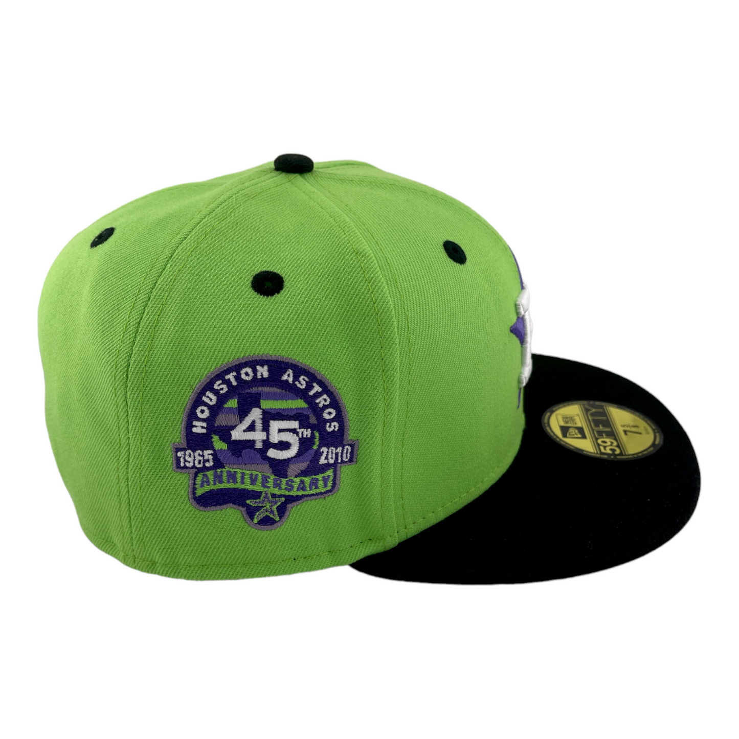 New Era Houston Astros 45th Anniversary DC vs Marvel Green/Purple UV 59FIFTY Hat Cap