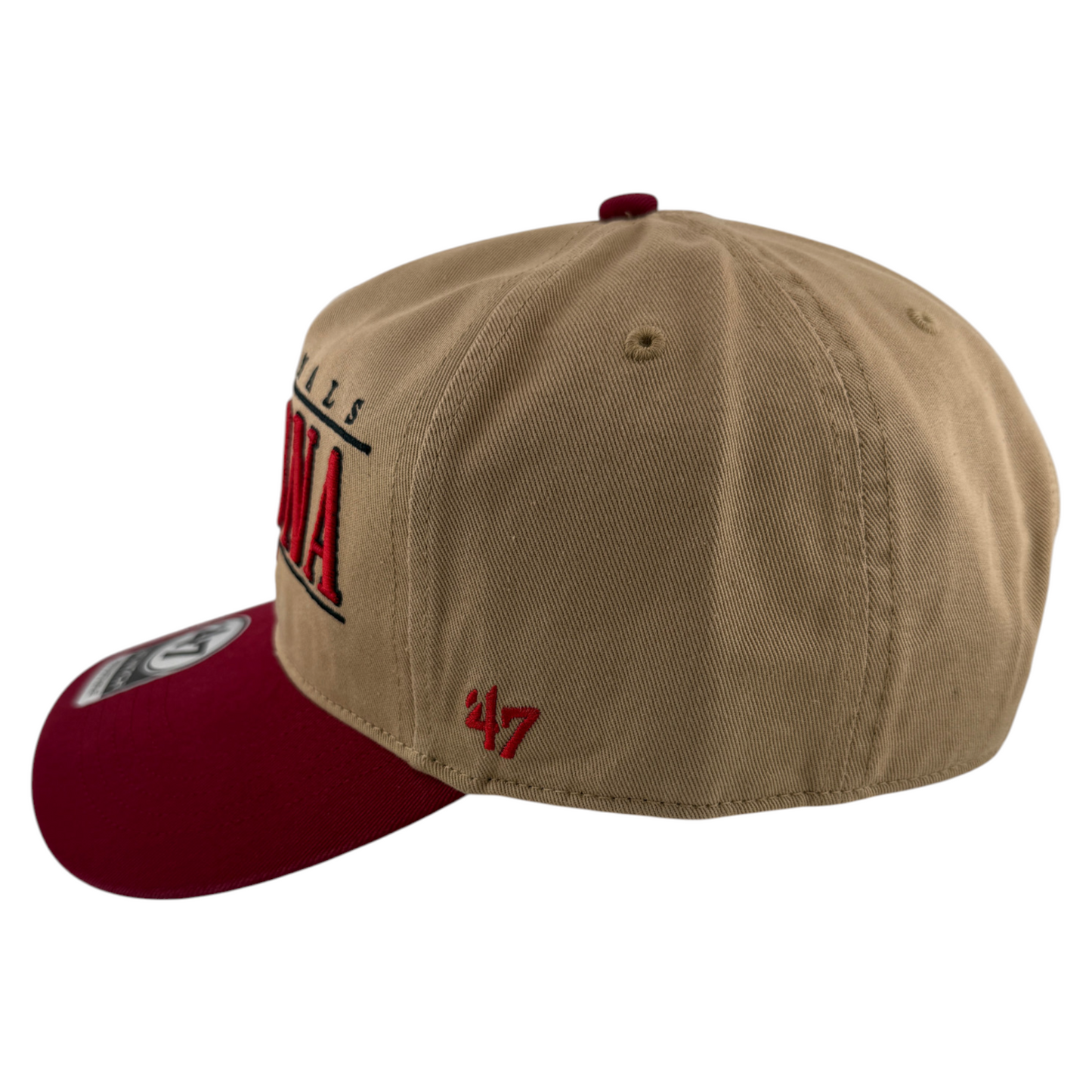 '47 Brand Arizona Cardinals NFL City Line Khaki Tan A-Frame Hitch Adjustable Hat