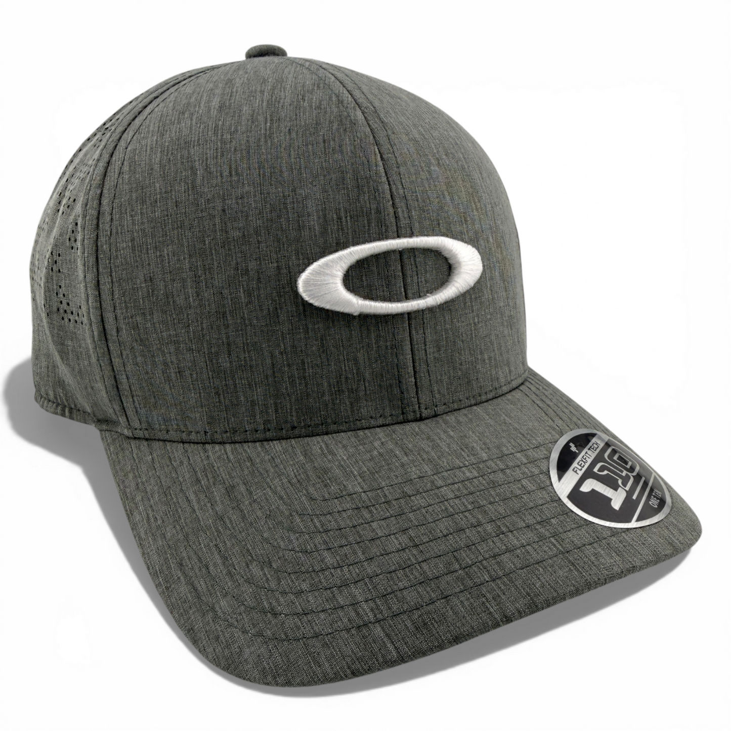 Oakley Golf Pro Performance Light Grey Sport Back Adjustable Strapback Hat Cap