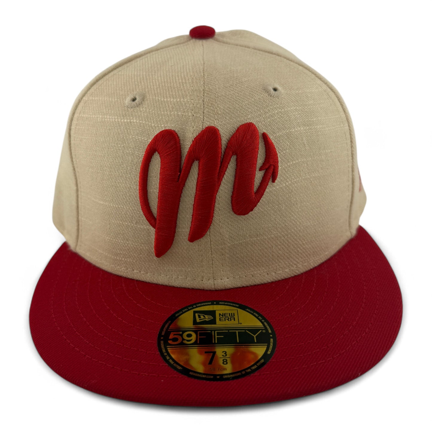 New Era Diablos Rojos del México LMB Viscose Hemp Crown 59FIFTY Fitted Hat Cap