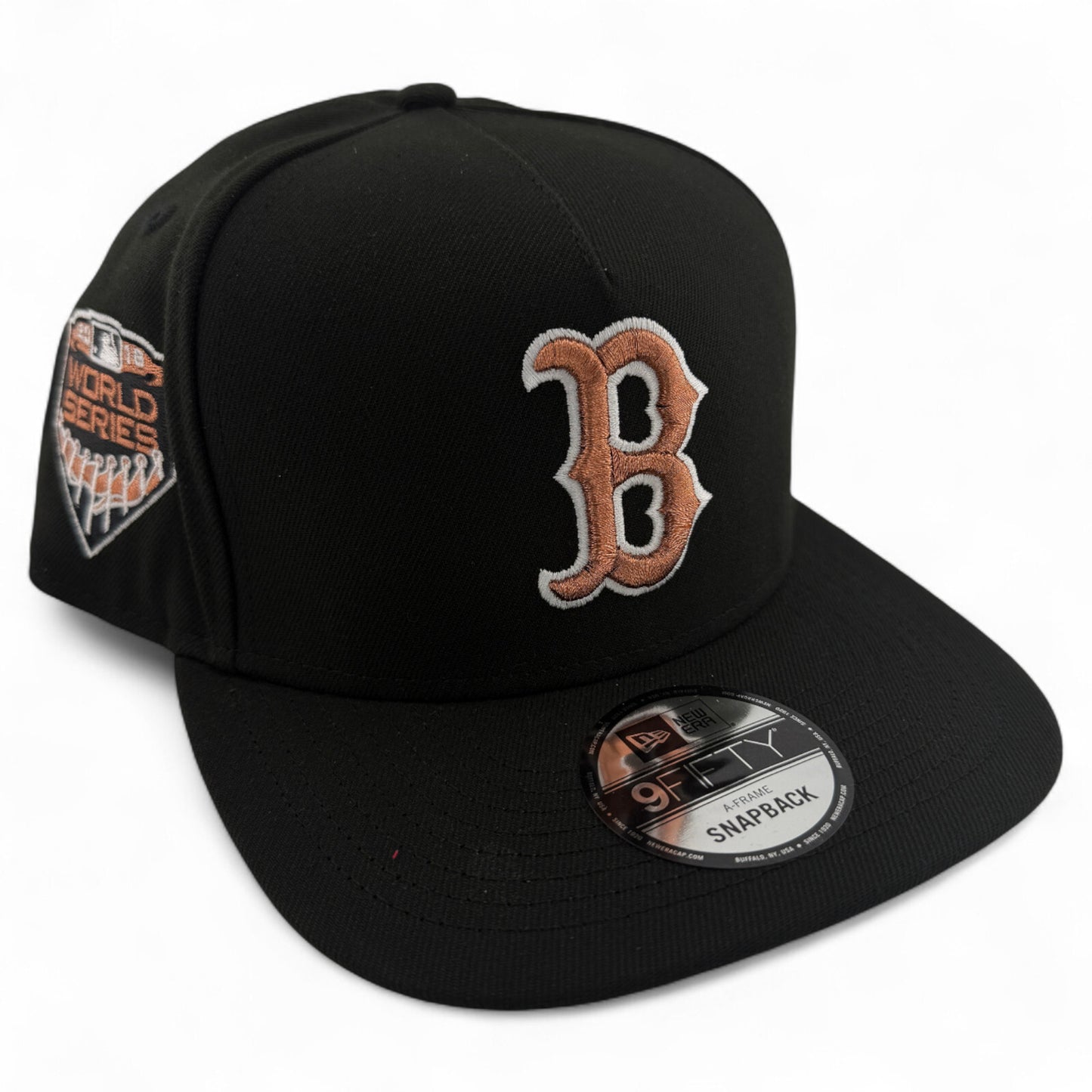 New Era Boston Red Sox MLB Copper A-Frame 9FIFTY Snapback Adjustable Hat Cap