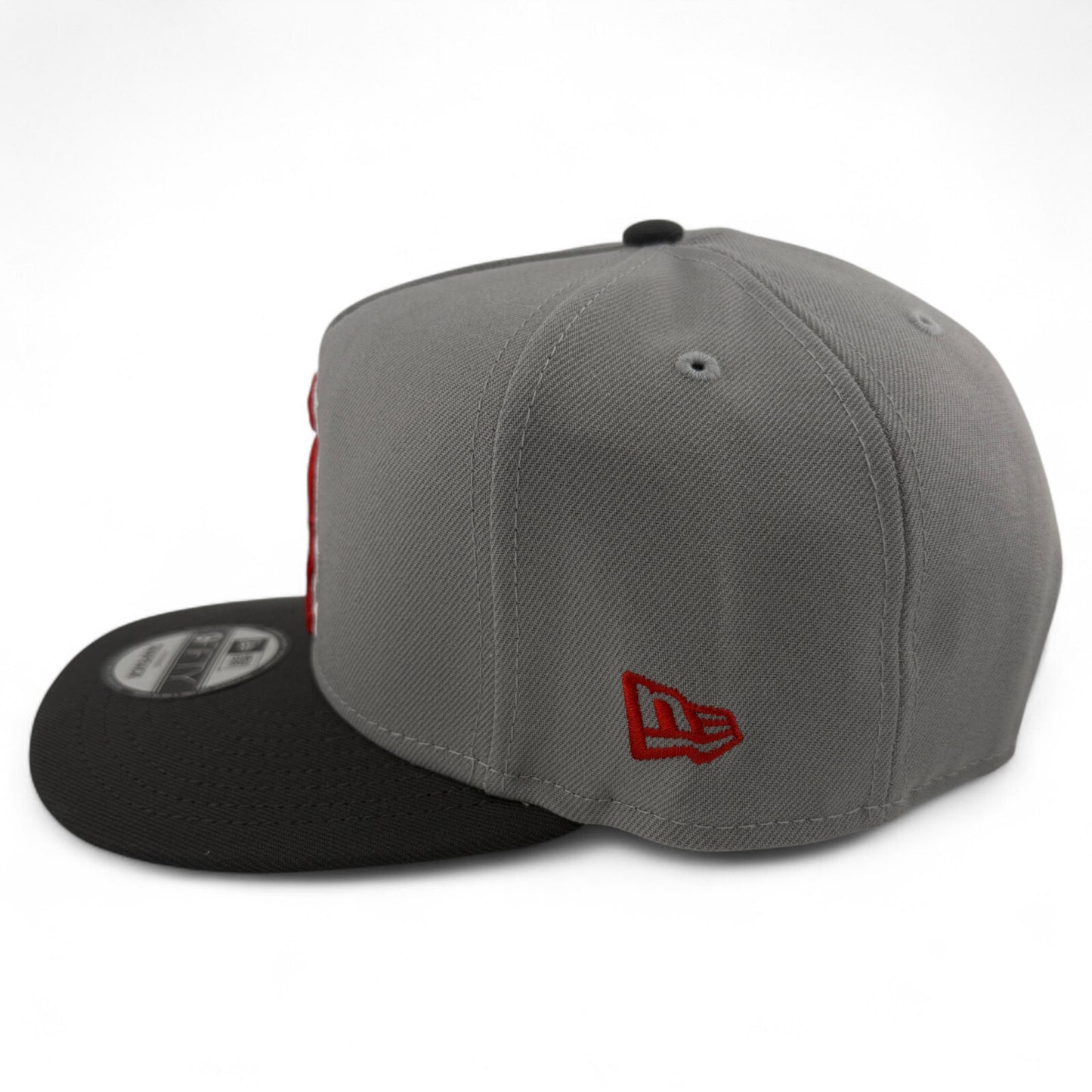 New Era Chicago White Sox MLB Grey A-Frame 9FIFTY Snapback Adjustable Hat Cap