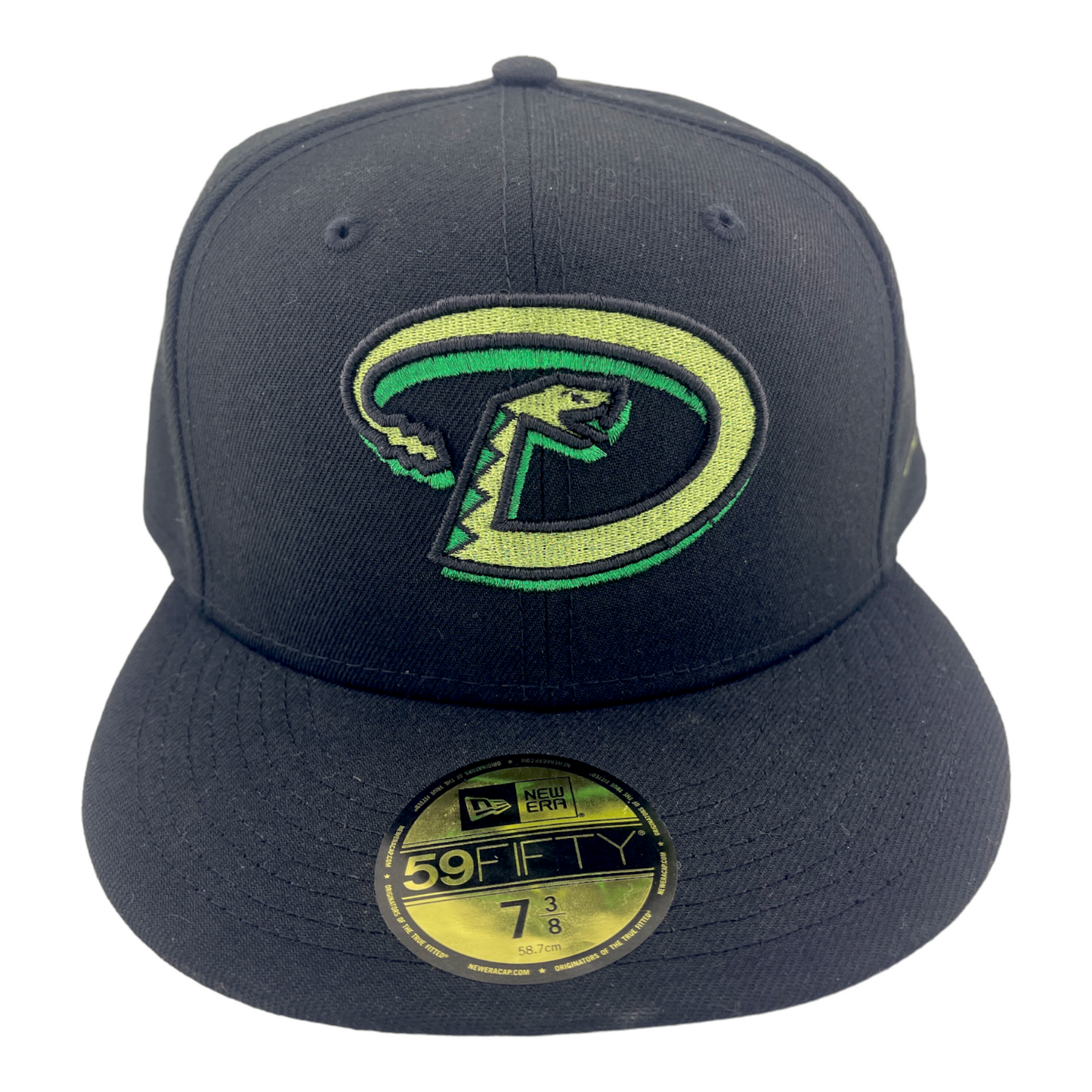 New Era Arizona Diamondbacks Metal Pop Black/Metallic Green UV 59FIFTY Hat Cap