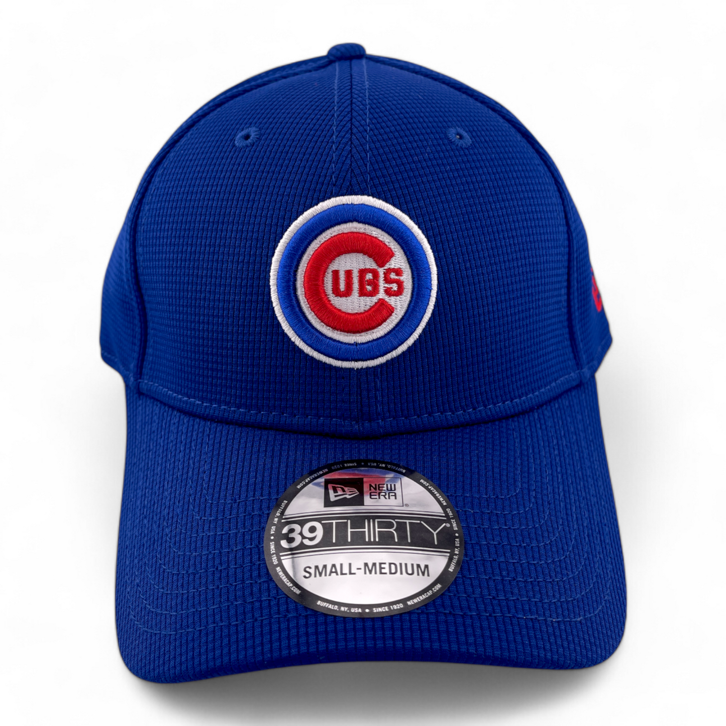 New Era Chicago Cubs MLB Active Diamond Knit C Logo 39Thirty Flex Fit Hat Cap