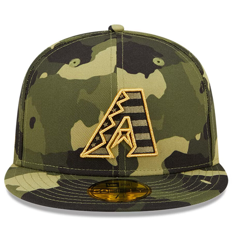 New Era Arizona Diamondbacks Armed Forces Day Camo On-Field 59FIFTY Fitted Hat