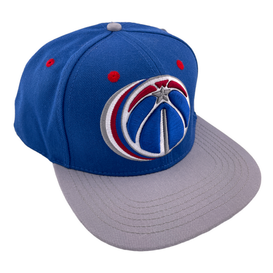 Pro Standard Washington Wizards Ball Logo Blue/Gray UV Snapback Adjustable Hat Cap