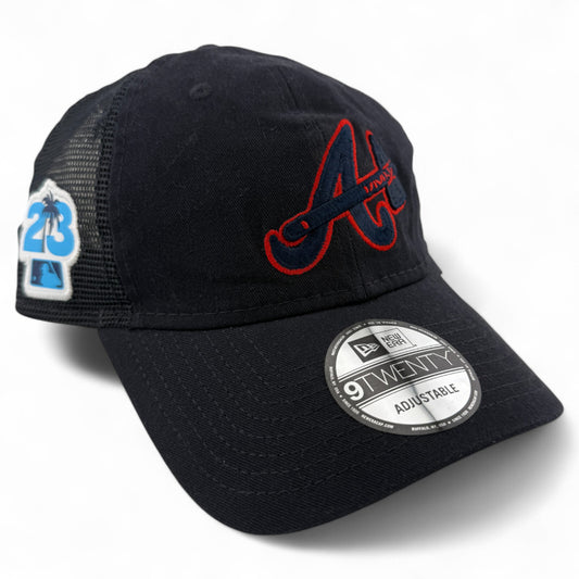 New Era Atlanta Braves MLB 2023 Spring Training Mesh 9Twenty Adjustable Dad Hat