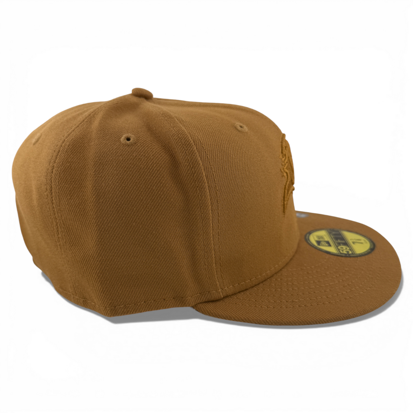 New Era Tampa Bay Buccaneers NFL All Khaki Tan Brown 59Fifty Fitted Hat Cap