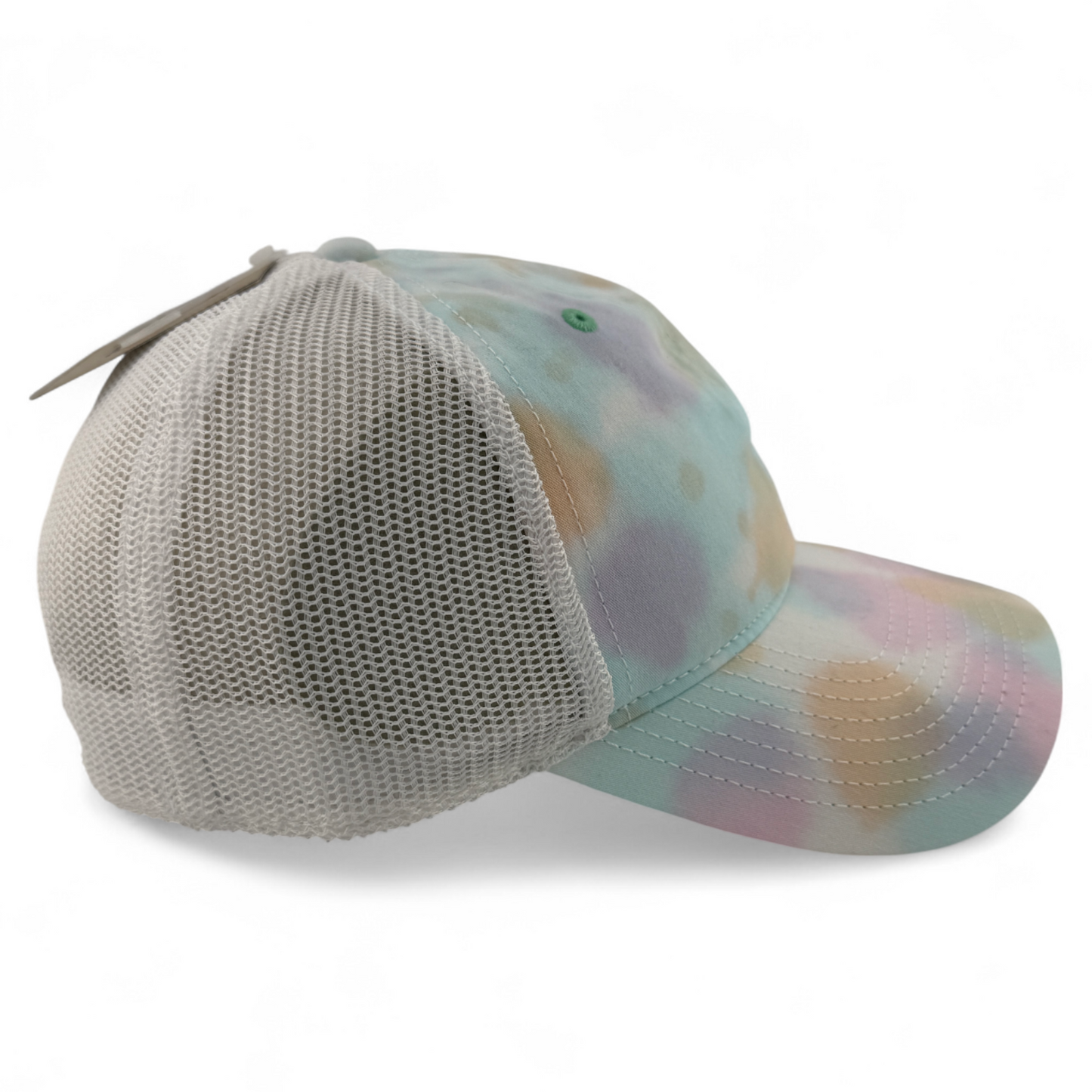 The Game GB470 Sorbet Tie Dye Trucker Mesh Back Snapback Adjustable Dad Hat Cap
