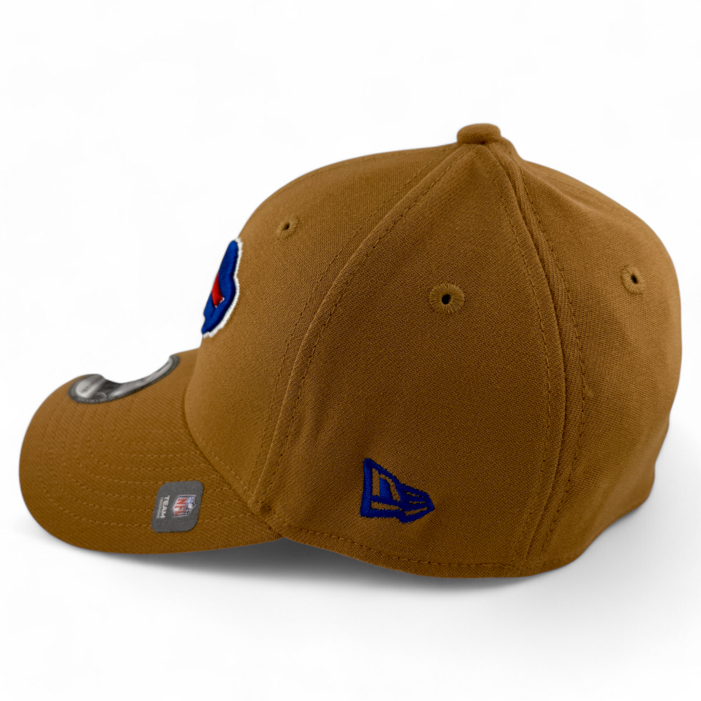 New Era Buffalo Bills NFL Bronze Tan Brown 39Thirty Flex Fit Hat Cap