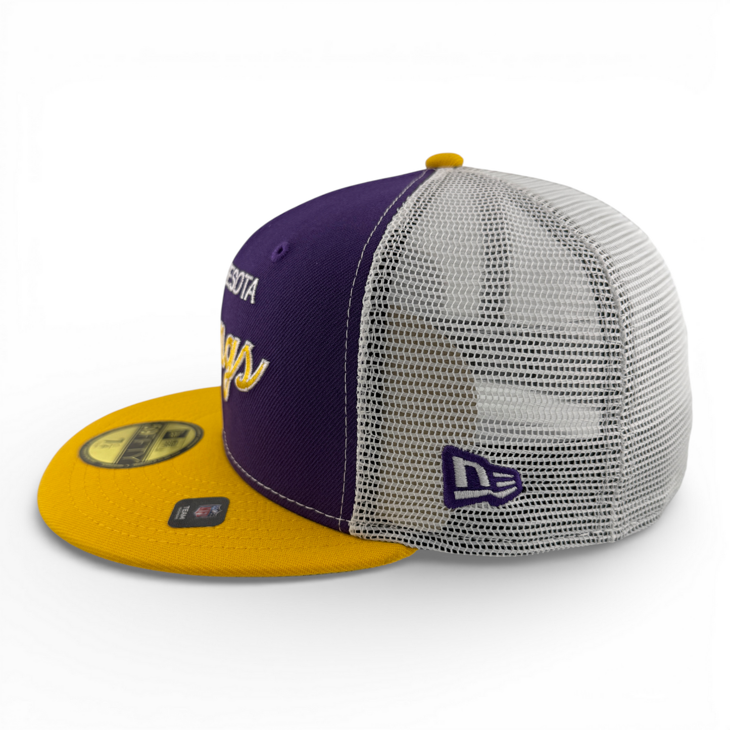 New Era Minnesota Vikings NFL Draft ‘04 Lids Script Mesh 59FIFTY Fitted Hat Cap