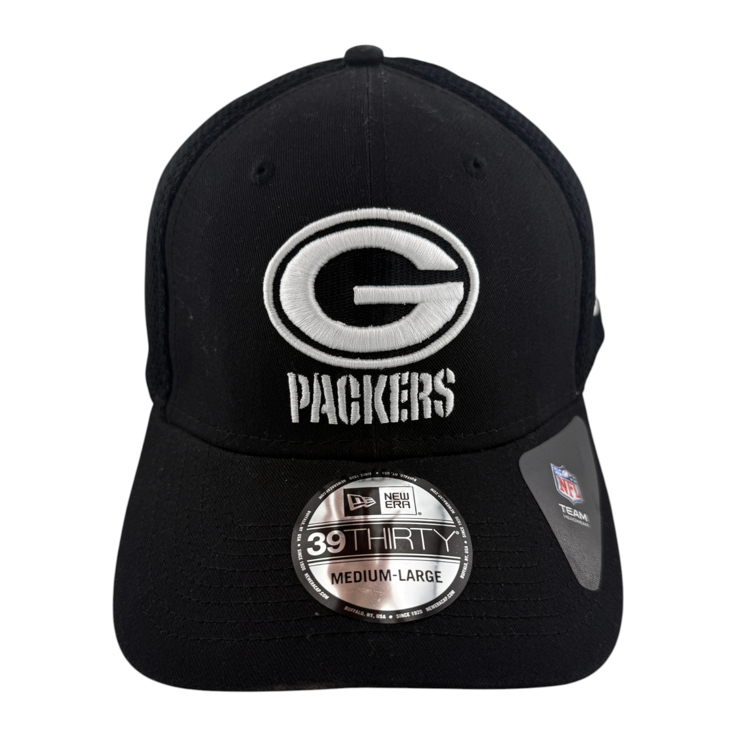 New Era Green Bay Packers NFL Team Classic Neo Mesh 39Thirty Flex Fit Hat Cap