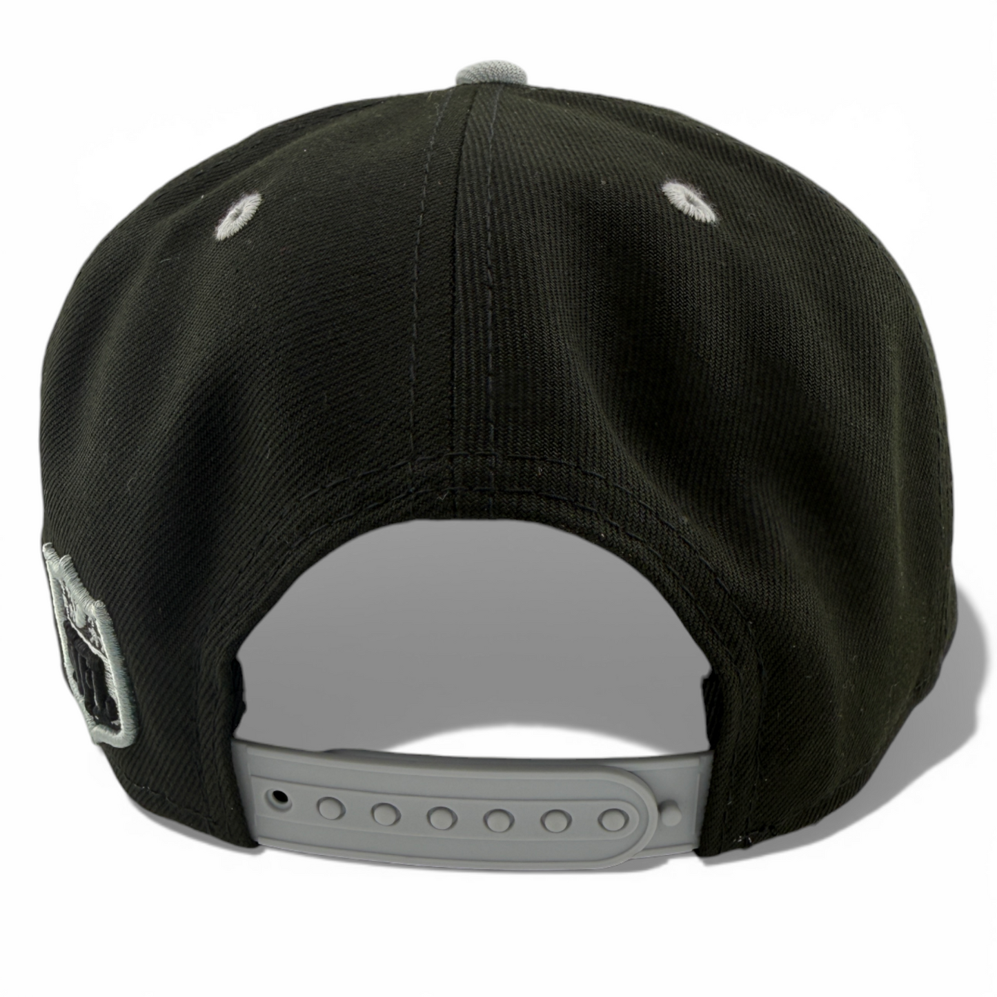 New Era Las Vegas Raiders NFL Script Stack Logo 9Fifty Snapback Adjustable Hat