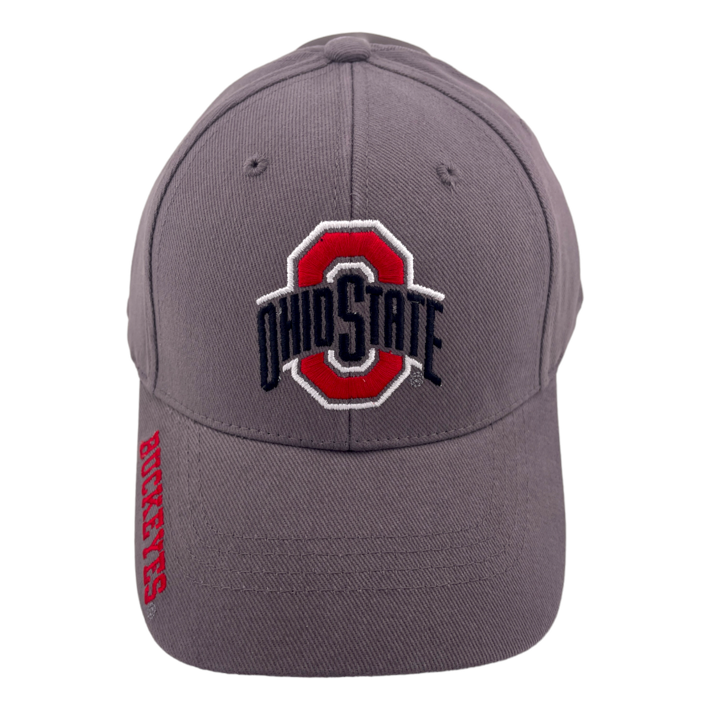 Ohio State University Buckeyes Black Logo Authentic Headwear Adjustable Hat Cap