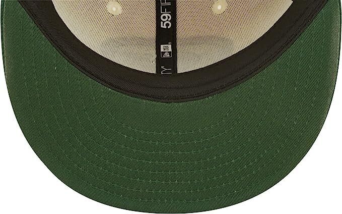 New Era Green Bay Packers 2022 Sideline NFL Cream 59FIFTY Fitted Hat Cap