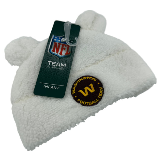 Washington Football Team NFL Kids Soft Fuzy Ears Beanie Hat Infants One Size